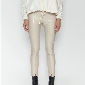 NWT Zara Faux Leather Leggings